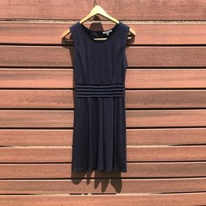 Navy fitted dress